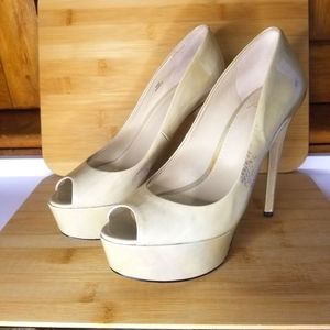 Brian Atwood peep toe pumps